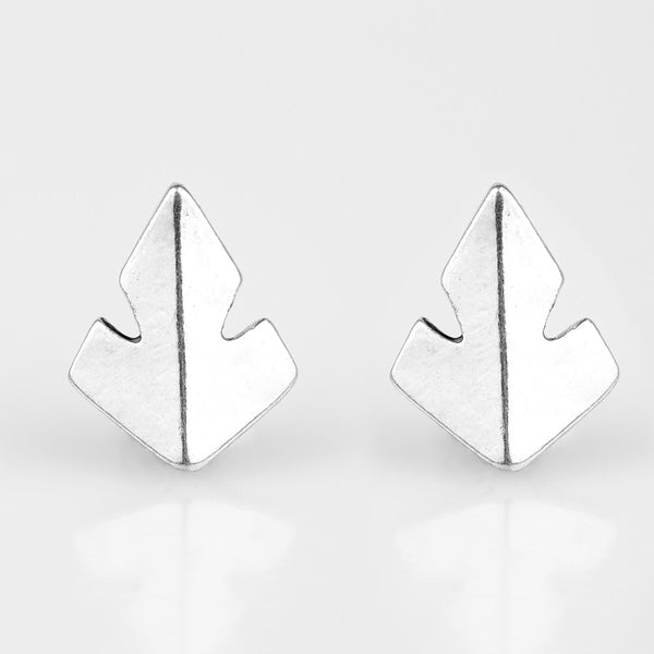 Fire Drill ~ Silver Earrings