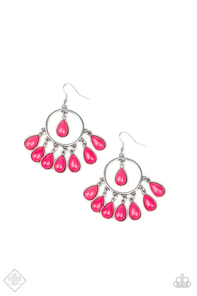 Flirty Flamboyance ~ Pink Earrings