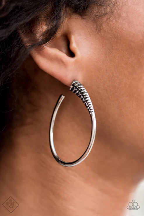 Fully Loaded ~ Silver Earrings