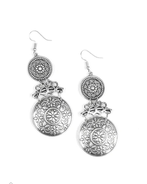 Garden Adventure ~ Silver Earrings