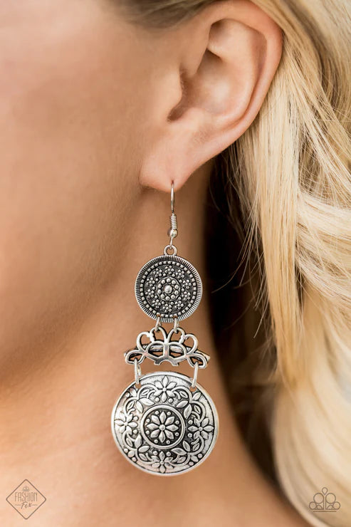 Garden Adventure ~ Silver Earrings