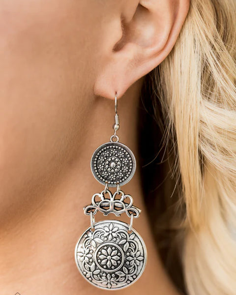 Garden Adventure ~ Silver Earrings