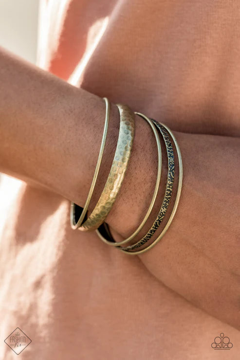 Get Into Gear ~ Brass Bracelet