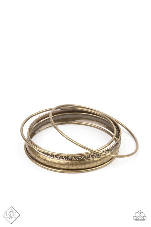 Get Into Gear ~ Brass Bracelet