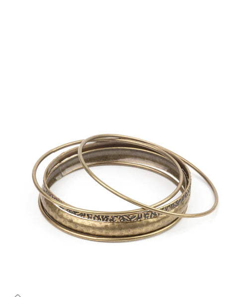 Get Into Gear ~ Brass Bracelet