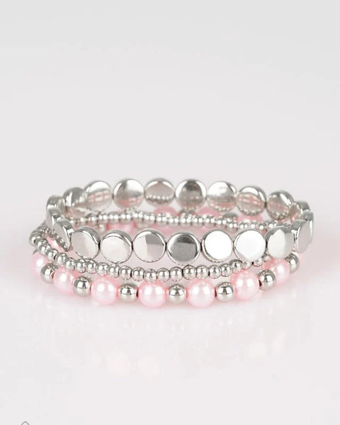 Girly Girl Glamour ~ Pink Bracelet