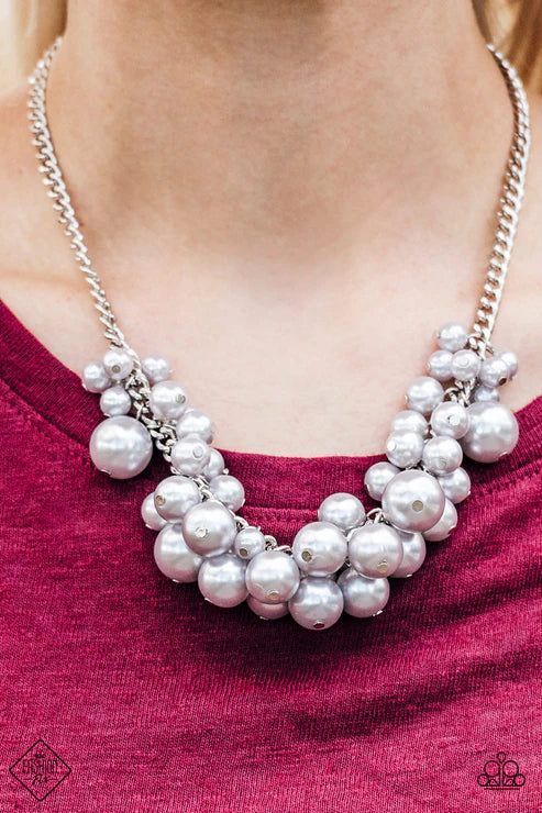 Glam Queen ~ Silver Necklace