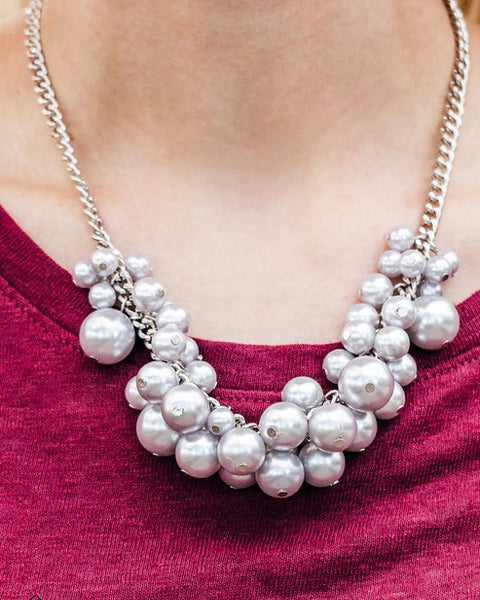 Glam Queen ~ Silver Necklace