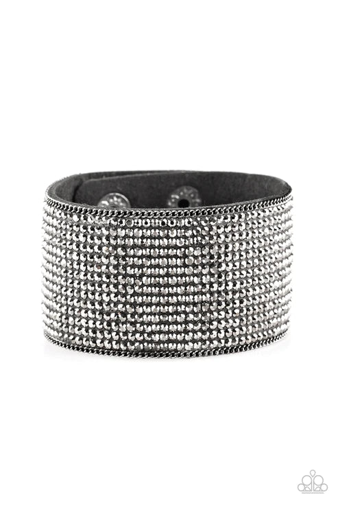 Glitter Gossip ~ Black Urban Bracelet