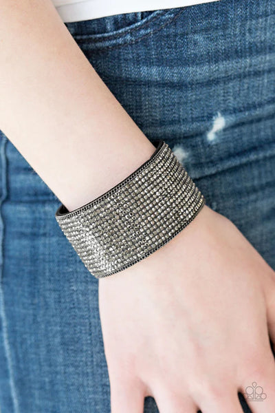 Glitter Gossip ~ Black Urban Bracelet