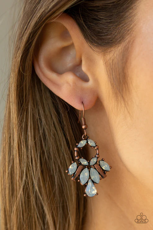 Glowing Allure ~ Copper Earrings