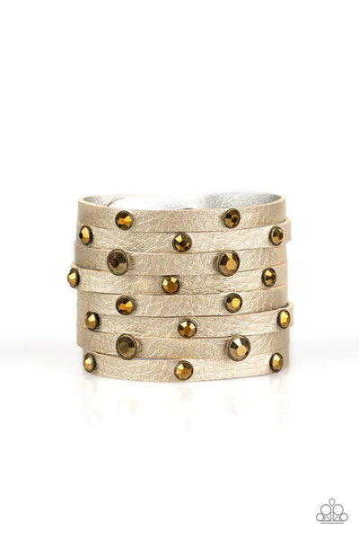 Go-Getter-Glamorous ~ Brass Bracelet