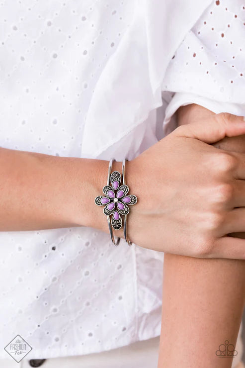 Go With The FLORALS ~ Purple Bracelet