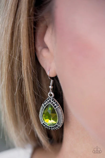 Grandmaster Shimmer ~ Green Earrings