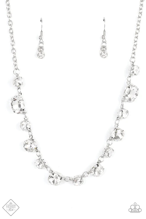 Hands Off The Crown! ~ White Necklace