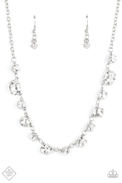 Hands Off The Crown! ~ White Necklace