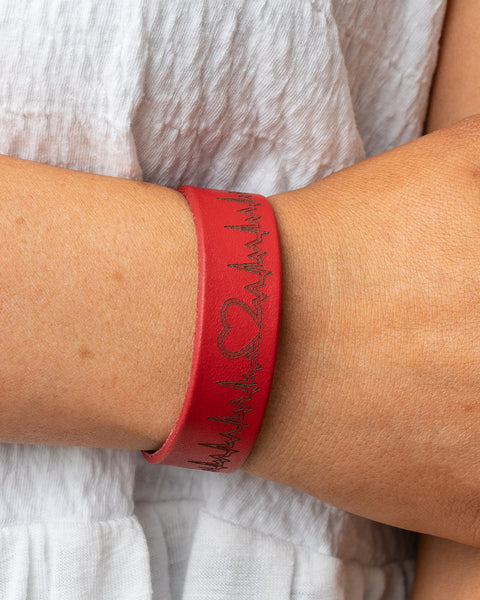 Haute Heartbeat ~ Red Bracelet