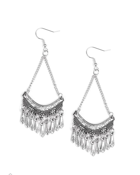 In ROGUE ~ Silver Earrings