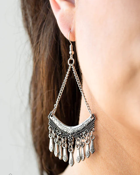 In ROGUE ~ Silver Earrings