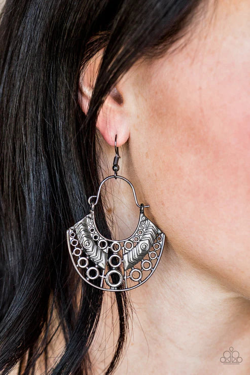 Indigenous Idol ~ Black Earrings