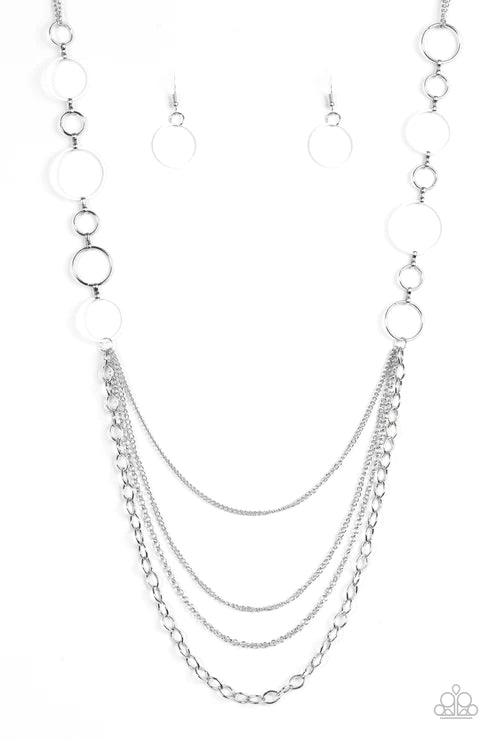 Industrial Circus ~ White Necklace