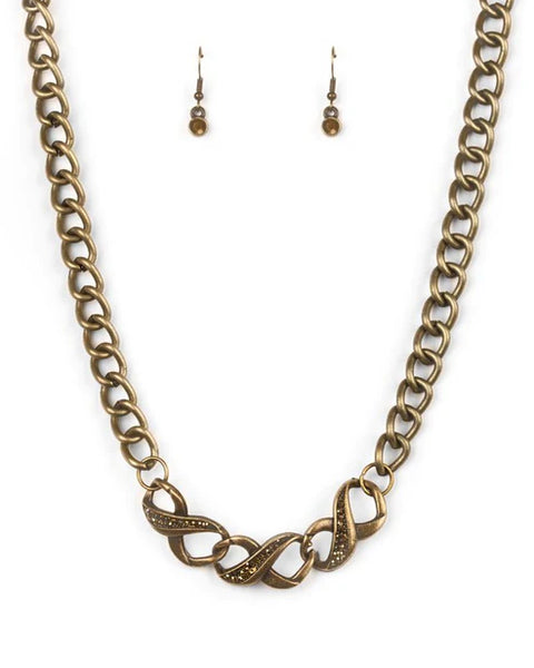 Infinite Impact ~ Brass Necklace