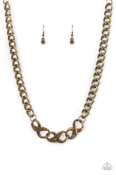 Infinite Impact ~ Brass Necklace