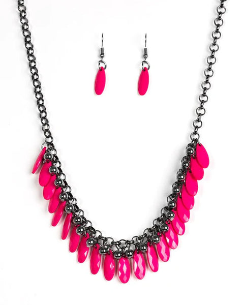 Jersey Shore ~ Pink Necklace