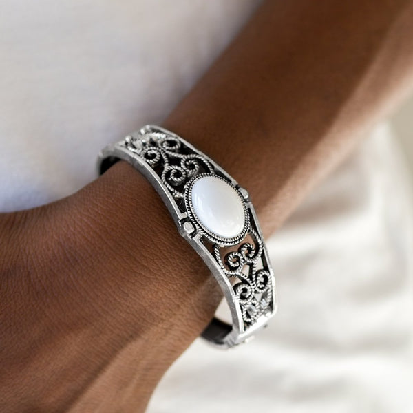 Joyful Journeys ~ White Bracelets