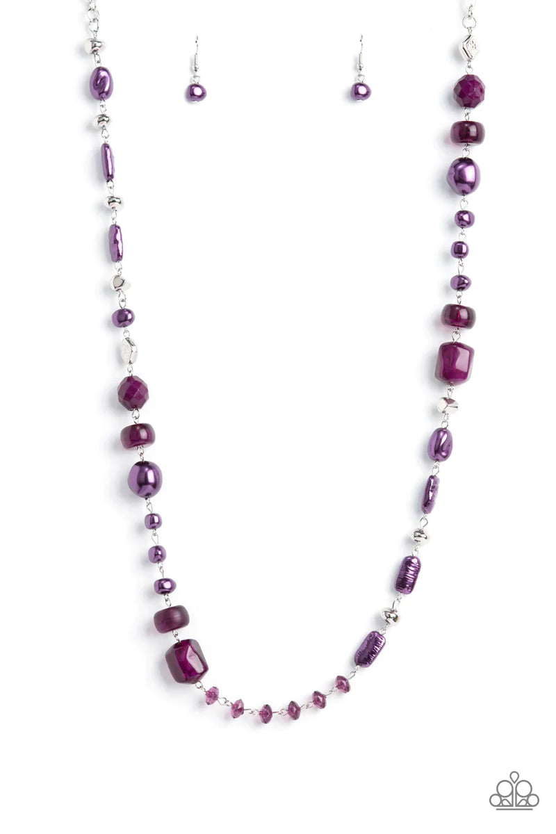 Juicy Gossip ~ Purple Necklace