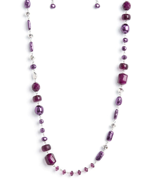 Juicy Gossip ~ Purple Necklace