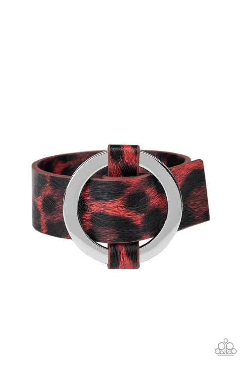 Jungle Cat Couture ~ Red Bracelet