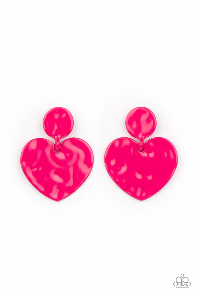 Just a Little Crush ~ Pink Earrings