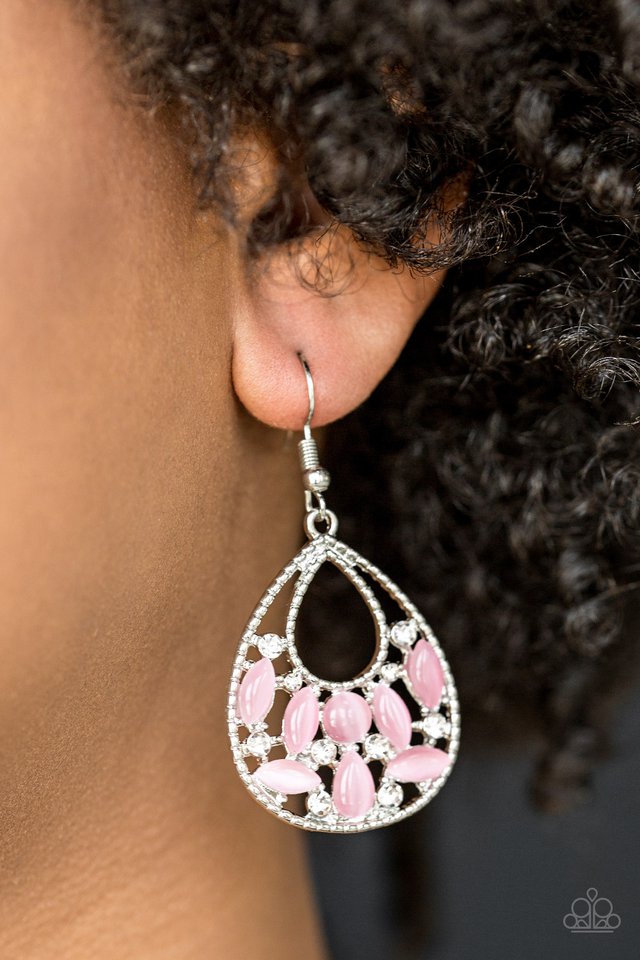 Just DEWing My Thing ~ Pink Earrings