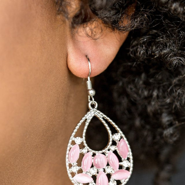 Just DEWing My Thing ~ Pink Earrings