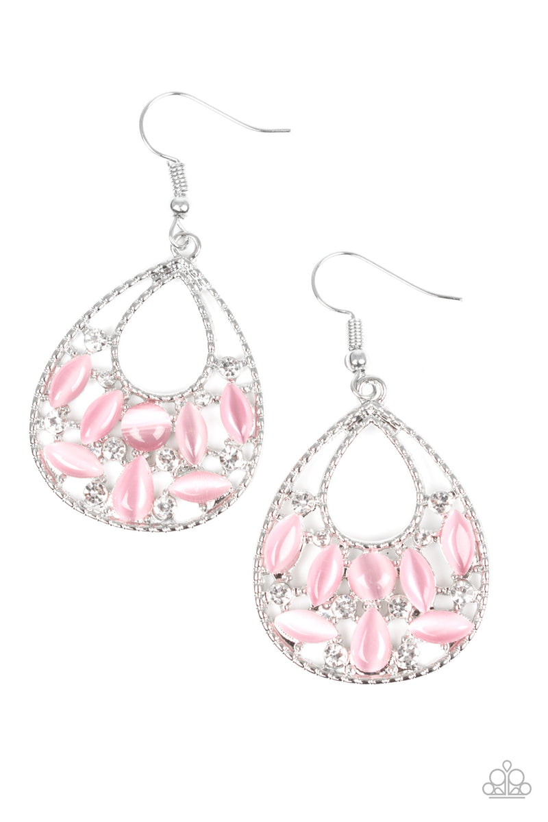 Just DEWing My Thing ~ Pink Earrings