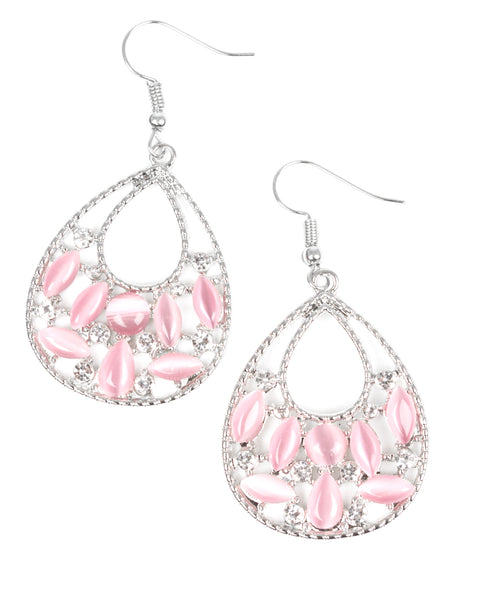 Just DEWing My Thing ~ Pink Earrings