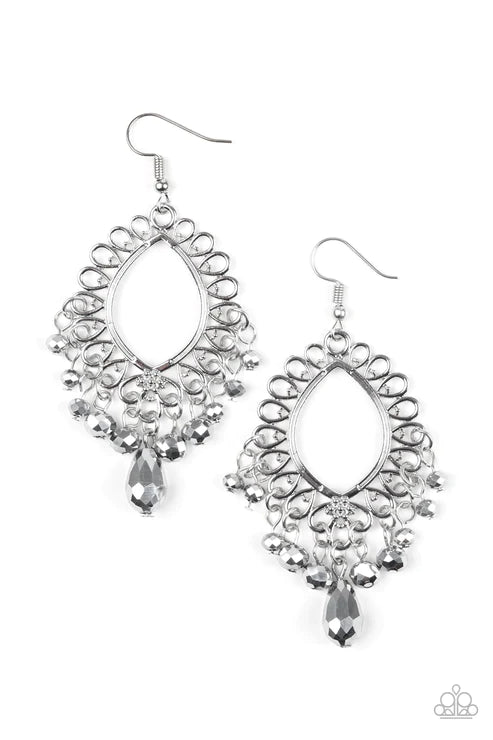 Just Say Noir ~ Silver Earrings