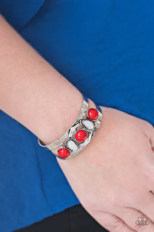 Keep On TRIBE-ing ~ Red Bracelet