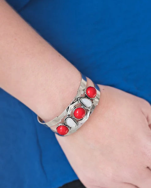 Keep On TRIBE-ing ~ Red Bracelet