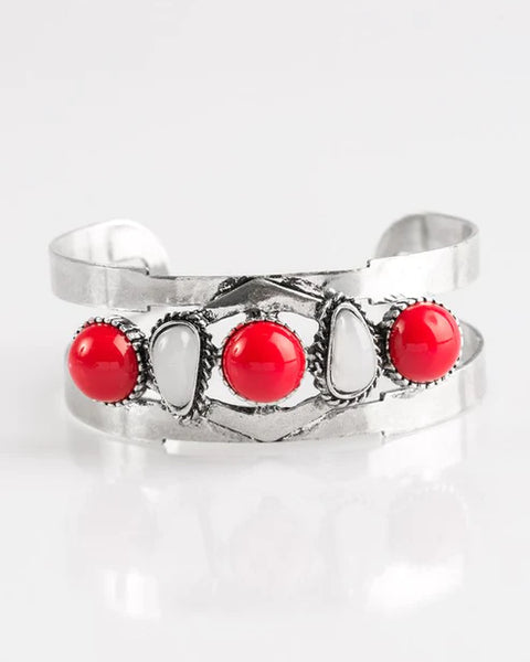 Keep On TRIBE-ing ~ Red Bracelet