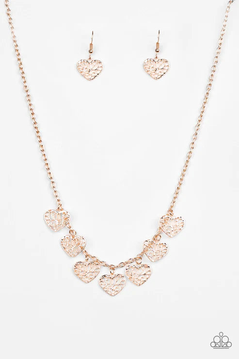 Less Is AMOUR ~ Rose Gold Necklace