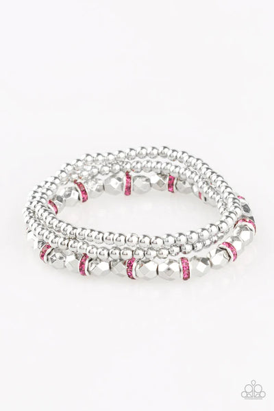 Let There BEAM Light ~ Pink Bracelet