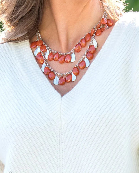 Life of the FIESTA ~ Orange Necklace