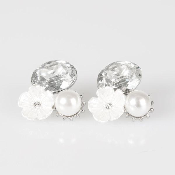 Lily Lagoon ~ White Earrings