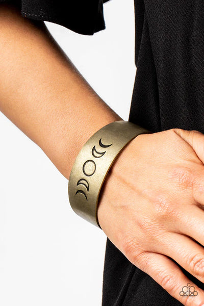 Lunar Effect ~ Brass Bracelet