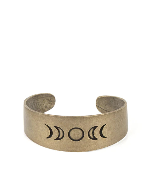 Lunar Effect ~ Brass Bracelet