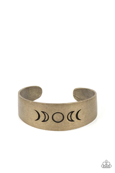 Lunar Effect ~ Brass Bracelet