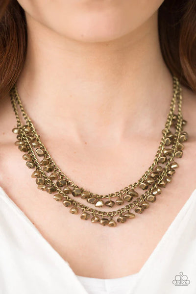 Majestic Marinas ~ Brass Necklace