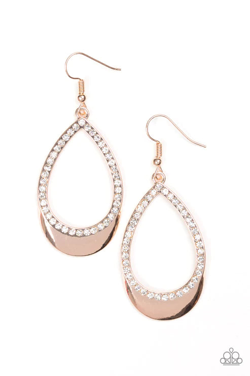 Make It REIGN ~ Rose Gold Earrings